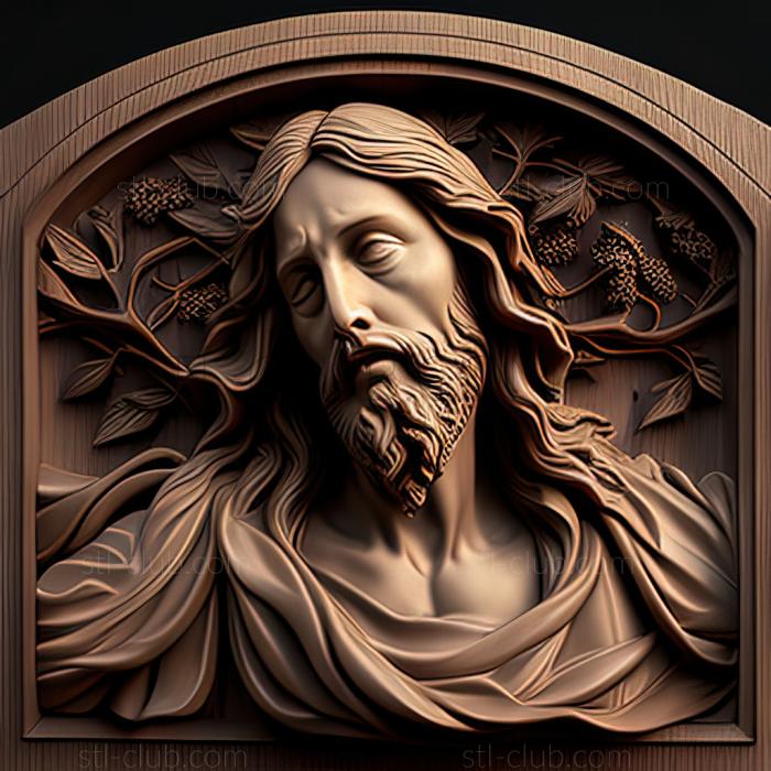 3D model st jesus (STL)